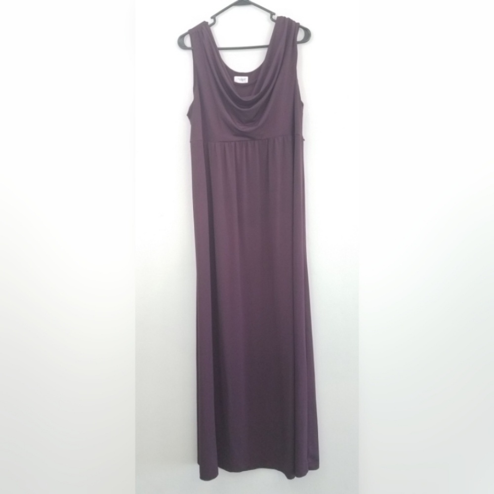 Motherhood Maternity Sleeveless Cowl Neck Dress